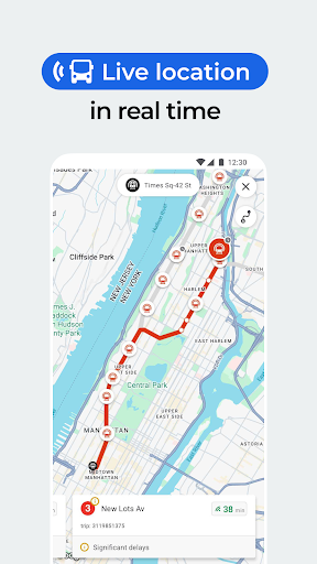 Gatwick App Cars route screen